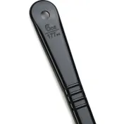Carlisle 399003 Portion Spoon, 6 Oz Black Plastic, Thumb-Grip, Heat-Resistant, Dishwasher Safe 2 image