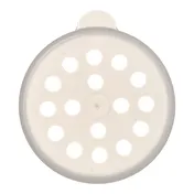 Carlisle 423130 Parsley Dredge Lid, Clear Polycarbonate, Perforated Top, BPA-Free, 2" Diameter 2 image