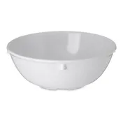 Carlisle 4352802 Nappie Bowl - 10oz, 5" Dia., White Melamine, BPA-Free, Dishwasher Safe 1 image