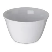 Carlisle 4354002 Dallas Ware Bouillon Cup, 8 oz White Melamine, Dishwasher Safe, BPA-Free, NSF 1 image