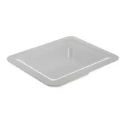 Carlisle 4443202 Food Pan, 1/2 Size 3.7 Qt, 2-1/2" White Melamine, BPA-Free, Dishwasher-Safe 212°F 1 image