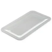 Carlisle 4446002 Food Pan, 1/3 Size, 1" Deep, White Melamine, BPA-Free, Dishwasher Safe 1 image