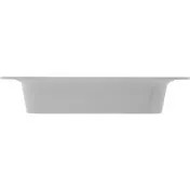 Carlisle 4446202 Pan, 1/3 Size, 2.5" Deep, White Melamine, NSF, BPA-Free, Dishwasher Safe, 212°F 2 image