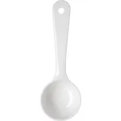 Carlisle 492602 Measure Misers Portion Spoon, 3 oz Solid White Plastic, Dishwasher-Safe, BPA-Free 2 image