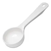 Carlisle 492602 Measure Misers Portion Spoon, 3 oz Solid White Plastic, Dishwasher-Safe, BPA-Free 1 image