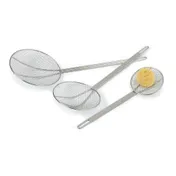 Carlisle 601528 Skimmer, 8" dia. bowl, 22" long, Nickel-Plated Steel, Mesh, Heavy-Duty 2 image