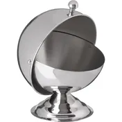Carlisle 609131 - 10 oz Bowl, 4-3/4" Dia, Roll-Top Cover, Knob Handle, 18-8 Stainless Steel Polished 2 image
