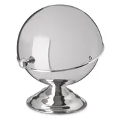 Carlisle 609131 - 10 oz Bowl, 4-3/4" Dia, Roll-Top Cover, Knob Handle, 18-8 Stainless Steel Polished 1 image