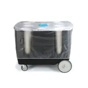 Carlisle ADDC07 Optimizer Dish Dolly Cart Cover, Vinyl, 43-1/4" L x 28-1/4" W x 20" H, ADD4/ADD6 1 image