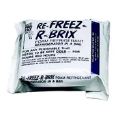 Carlisle B6180 EZ-Chill Refreezable Ice Pack, White, 16-oz Pack, San Jamar Food Service Cooling, Per Pack 1 image
