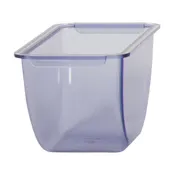 Carlisle BD101 - Condiment Organizer Tray, 1 Pt (16 oz) Translucent Blue Plastic NSF - 1/Pack 1 image