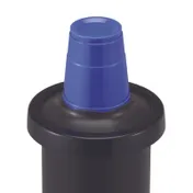 Carlisle C2410CBK In-Counter Cup Dispenser, 23" Tube, High-Impact Plastic, Black, Fits 8-46 oz Cups 1 image