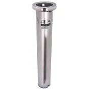 Carlisle C6200C In-Counter Cup Dispenser, 23" Tube, Stainless Steel, 6-10 oz Cups, 2"-3" Rim Diameter 1 image