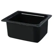 Carlisle CM110103 Coldmaster Food Pan, 1/2-Size, 6" Deep, Gel-Insulated, Black, NSF, BPA-Free 1 image