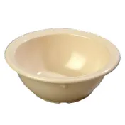 Carlisle KL11925 - 12 oz. Tan Nappie Bowl, 5-1/2" Dia., Melamine Gloss, Heat Resistant 212°F 1 image