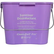 Carlisle KPP196PR 6-Qt Purple Plastic Bucket with Molded Handles, Graduated Markings, NSF Certified 1 image