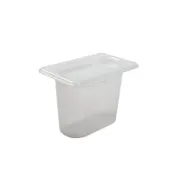 Carlisle MP19RD San Jamar - Modpan Food Pan, 1/9 Size, 1 Qt., 5-1/8" Deep - Pack 1 image