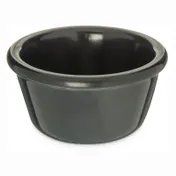 Carlisle S28303 - 4 oz Plastic Ramekin, 3-1/8" Dia, Black Melamine, NSF Certified, BPA-Free 1 image