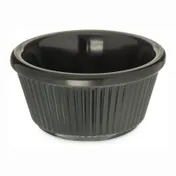 Carlisle S29303 - 3 oz Plastic Ramekin, 3-2/11" Dia, Black Melamine, NSF Certified - 1/Each 1 image
