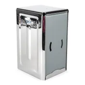 Concasse MCACCSER07 Counter Type Napkin Dispenser, 7" Half-Size Stainless Steel, Countertop Design 1 image