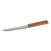 Concasse MCCMM04 Steak Knife - 4" Stainless Steel Blade, Wooden Handle, Restaurant-Grade Cutlery 1 image