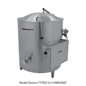 Therma-Tek TT-TK2/3J-S-HWE30QT 30 Gallon Floor Stationary 2/3 Steam Jacketed Electric Kettle 1 image
