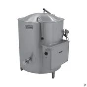 Legion LEC-60 60 Gallon Floor Stationary 2/3 Steam Jacketed Electric Kettle w/ Tri-Leg 1 image