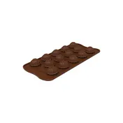 Louis Tellier SCG060 Ball Mold, 0.27 Oz., 1.06" Dia. x 0.98" H Silicone Uncoated Baking Mold 2 image