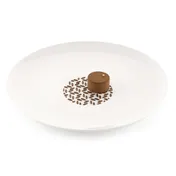 Louis Tellier STENCILFOGLIA Silicone Pastry Mold, 3.93" Dia X 0.03" H, Uncoated - Baking Mold 1 image