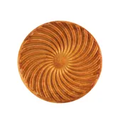 Louis Tellier STENCILGALETTE02 Silicone Mold, 8.26" Dia X 0.09" H, Uncoated, Fits 7.08" Galette 1 image