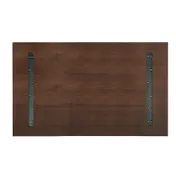 ATS W3072-DW - Rectangular Table Top, 30" x 72", 1.5" Thick Beech Wood, Dark Walnut Finish, Dual 1/8" Metal Bars 2 image