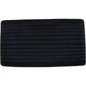 Ariane Porcelain AARARN259011002 China Platter, 14 1/6" x 7 7/8", Black Dazzle, Porcelain - 6/Case 1 image