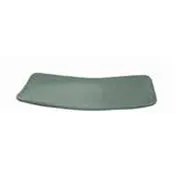Ariane Porcelain AARARN511011002 Platter, 14 1/6" x 7 7/8", Mist Green Dotts Porcelain - 6/Case 1 image