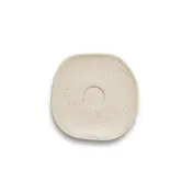 Ariane Porcelain AERARN508014015 China Saucer, 6" (15 Cm), Linen Dotts, Porcelain - 12/Case 1 image