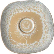 Ariane Porcelain AERARNC98014013 Saucer, 5.1" (13 cm) Mohenjodaro Inside, Sage Outside - 12/Case 1 image