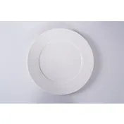 Ariane Porcelain ALGARN000011028 11" Round Warm White Porcelain Dinner Plate Set - 6/Case 1 image