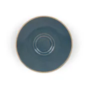 Ariane Porcelain AMKARNA87014016 Mokka Saucer, 6 2/7" (16 Cm), Reactive Sapphire, Porcelain - 12/Case 1 image