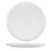 Ariane Porcelain DLGARN11Q011002 China Plate, 9 5/6" (25 cm) Crackle Flat Edge Round - 12/Case 1 image