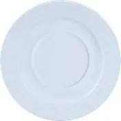 Ariane Porcelain DPRARN13B014017 Prime Saucer, 6 2/3" (17 Cm) Glacier Mineral Porcelain Square Design - 12/Case 1 image