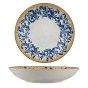 Ariane Porcelain DVCARN11K012003 - 11" Round Coupe Wok Deep Plate, Porcelain, Amalfi, 6/Case 1 image