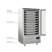 Vitlife Commercial VBF610 31" Reach-In Blast Chiller, GN 1/1 X 10 Pan Capacity, Stainless Steel, 1300W 3 image