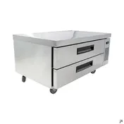 Vitlife Commercial VCB52TN 52" 2 Drawer Refrigerator Chef Base, Stainless Steel, 7.94 cu. ft. 2 image