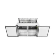 Vitlife Commercial VSP48 48" 2-Section Refrigerated Sandwich / Salad Prep Table, 13.8 cu. ft. 4 image