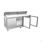 Vitlife Commercial VSP72M 72" Refrigerated Mega Top Sandwich / Salad Unit w/ 3 Door, 21.2 cu. ft. 5 image
