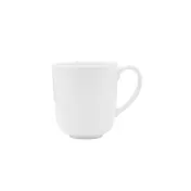 Mikasa 5304711 Lola Coffee Mug, 11.8oz (0.35L), Bone China, White, Dishwasher Safe 1 image