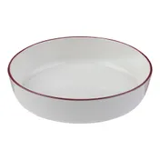 ID Fine 5324895 - 40 oz Fine China Round Bowl, 8.25"W x 8.25"D x 2.11"H, Modest Maroon 1 image