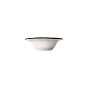ID Fine 5335881 - 6.3" Round China Bowl, 10.2oz Capacity, Black Line Fulya Finish, China Material 2 image