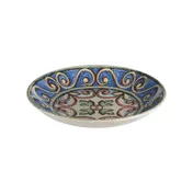 ID Fine 5340299 - 8.8" Blue Fine China Bowl, 26 Oz Capacity, Amalfi Design, Round 1 image