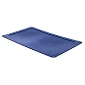 Carlisle 10212B60 Smart Lid Food Pan Lid, Full-Size 1/1, Polyethylene, Dark Blue, Leak Resistant 1 image