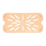 Carlisle 3089513 StorPlus High Heat Drain Shelf, 1/4-Size, Amber, Polyether Sulfone, NSF, USA 2 image